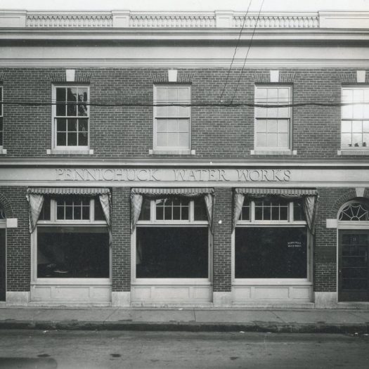 Photo of Pennichuck's first office on High St. in Nashua, NH.