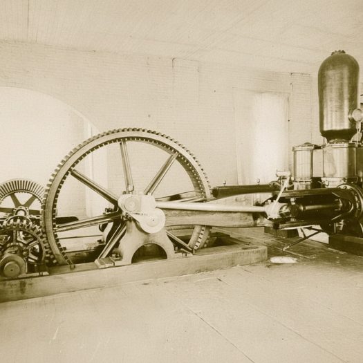 Photo of the Lang Pump in Pump Station #1.